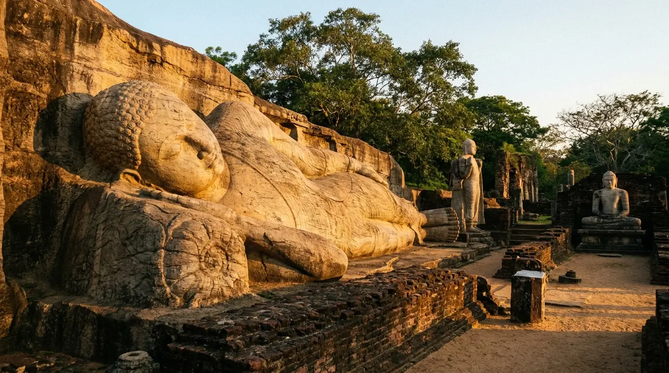 Polonnaruwa — Gal Vihara Buddhas
